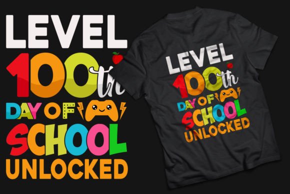 100th Days of School Graphic: Level Up Your Milestone Designs