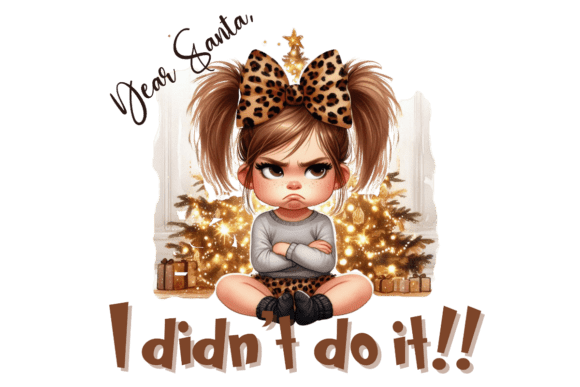 Cute Holiday Graphic: Unleashing Festive Sass and Christmas Humor