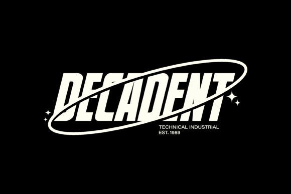 Decoder Typography: The Bold Graphic Tee Typeface