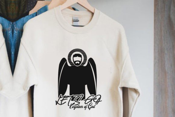 Jesus Christ Retro SVG Graphic T-Shirt: A Designer’s Go-To Faith Asset
