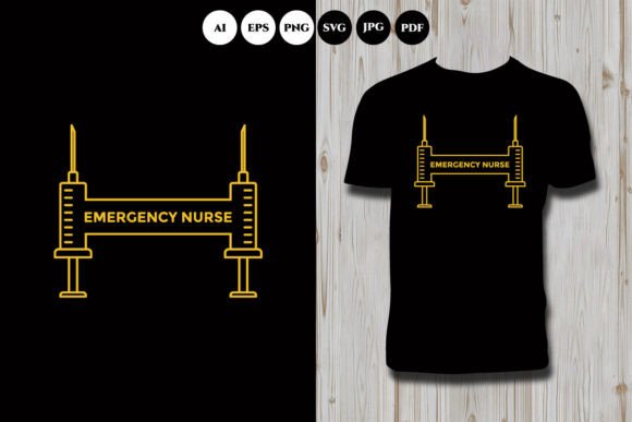 Nurse Vector Graphic T-Shirt: A Versatile Asset for Modern Designers