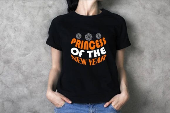 Princess of the New Year: A Bold Graphic Design Concept