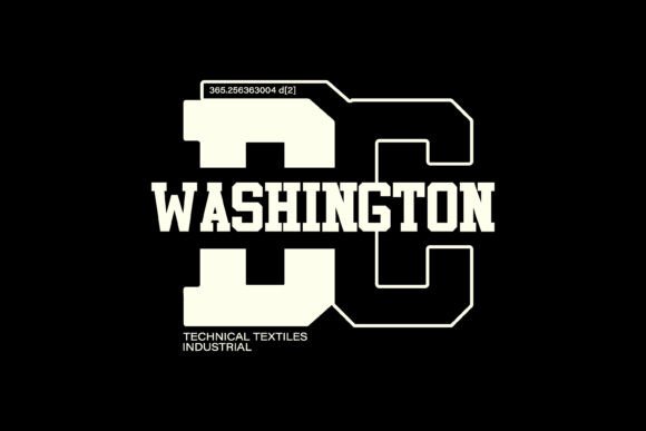 Washington Typography Badge Graphic: A Designer's Asset
